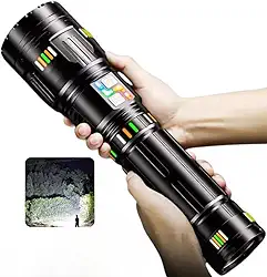 Lanterna Tática LED Laser Titanium Canhão de Luz Mais Potente B-Max BM-8539