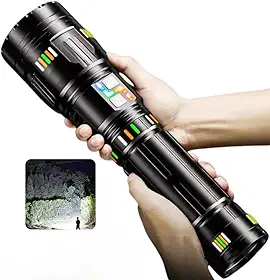 Lanterna Tática LED Laser Titanium Canhão de Luz Mais Potente B-Max BM-8539