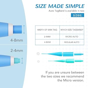 Skin Tag Removal Kit - Professional-Grade at-Home Skin Tag Freezing Solution for Safe and Painless on Face, Neck, and Body (Pack of 1 Blue Pen)