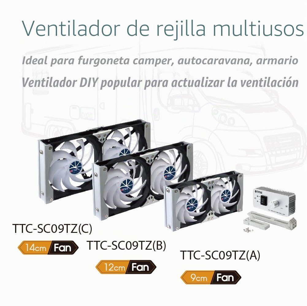 Titan TTC-SC09TZ - Ventilador de refrigerador