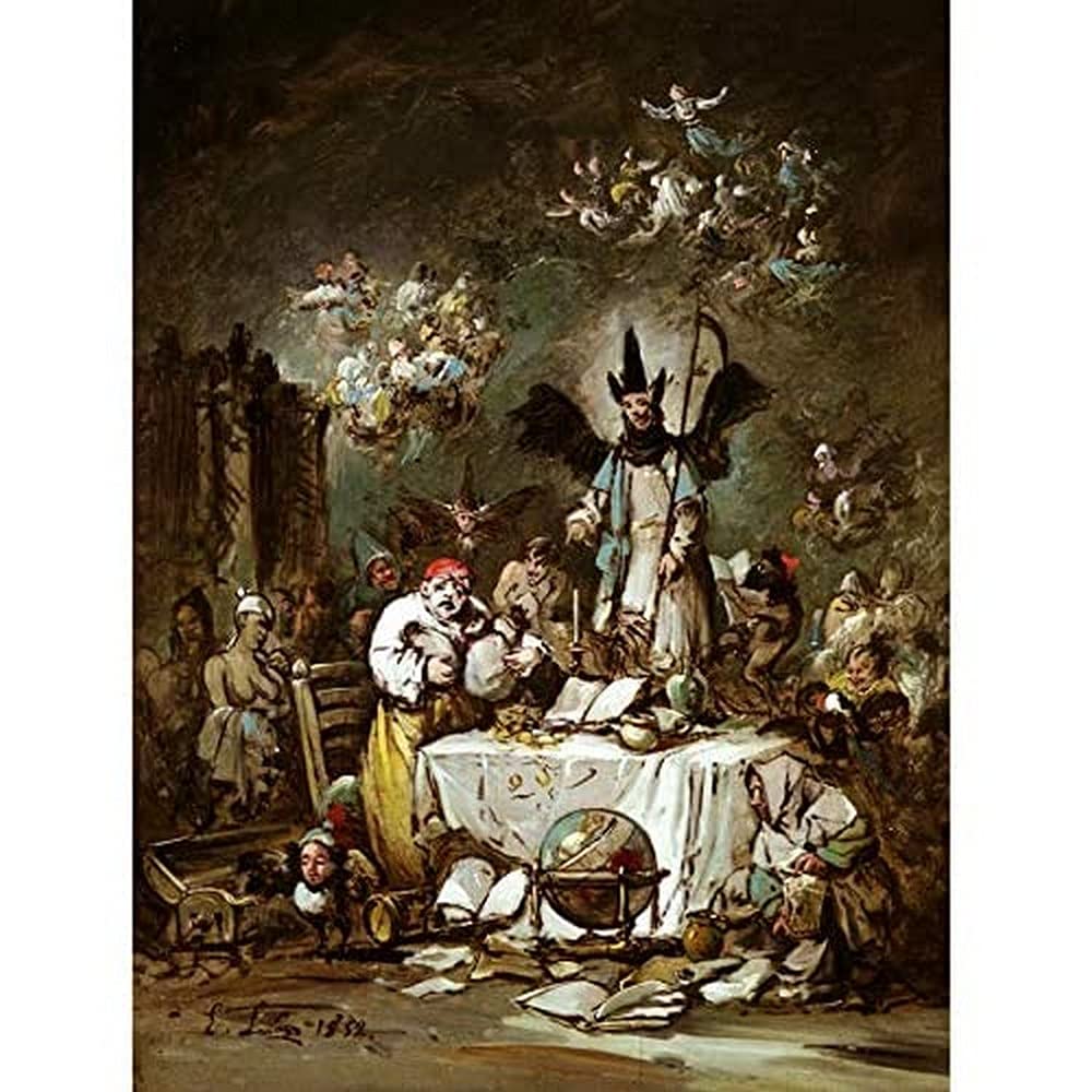 Velazquez Allegorical Caprice Avarice Painting Unframed Wall Art Print Poster Home Decor Premium