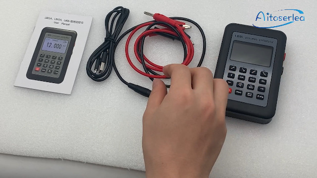 Image of LB06 Source Process Calibrator, Resistance Current Voltage Meter Voltmeter LCD Display 4-20mA 0-10V /mV Hart Communicator Current Voltage Standard Modbus