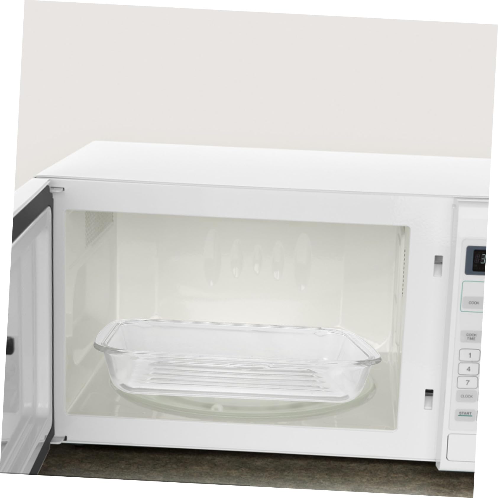 Cabilock Fuente de Vidrio Templado para Hornear 1,5 L, Apta para Horno, Resistente Acabado Liso, Adecuado para Cocina Casera