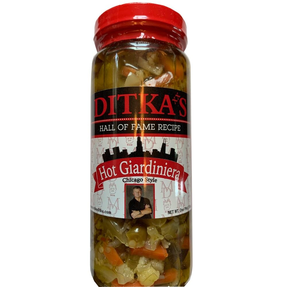 Ditkas Hot Giardiniera - 16oz Jar