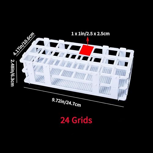Miniatura 4 de Paquete de 2 soportes para lápices labiales de 24 rejillas, soporte multifuncional para almacenamiento de artículos de papelería cosmética, estuche