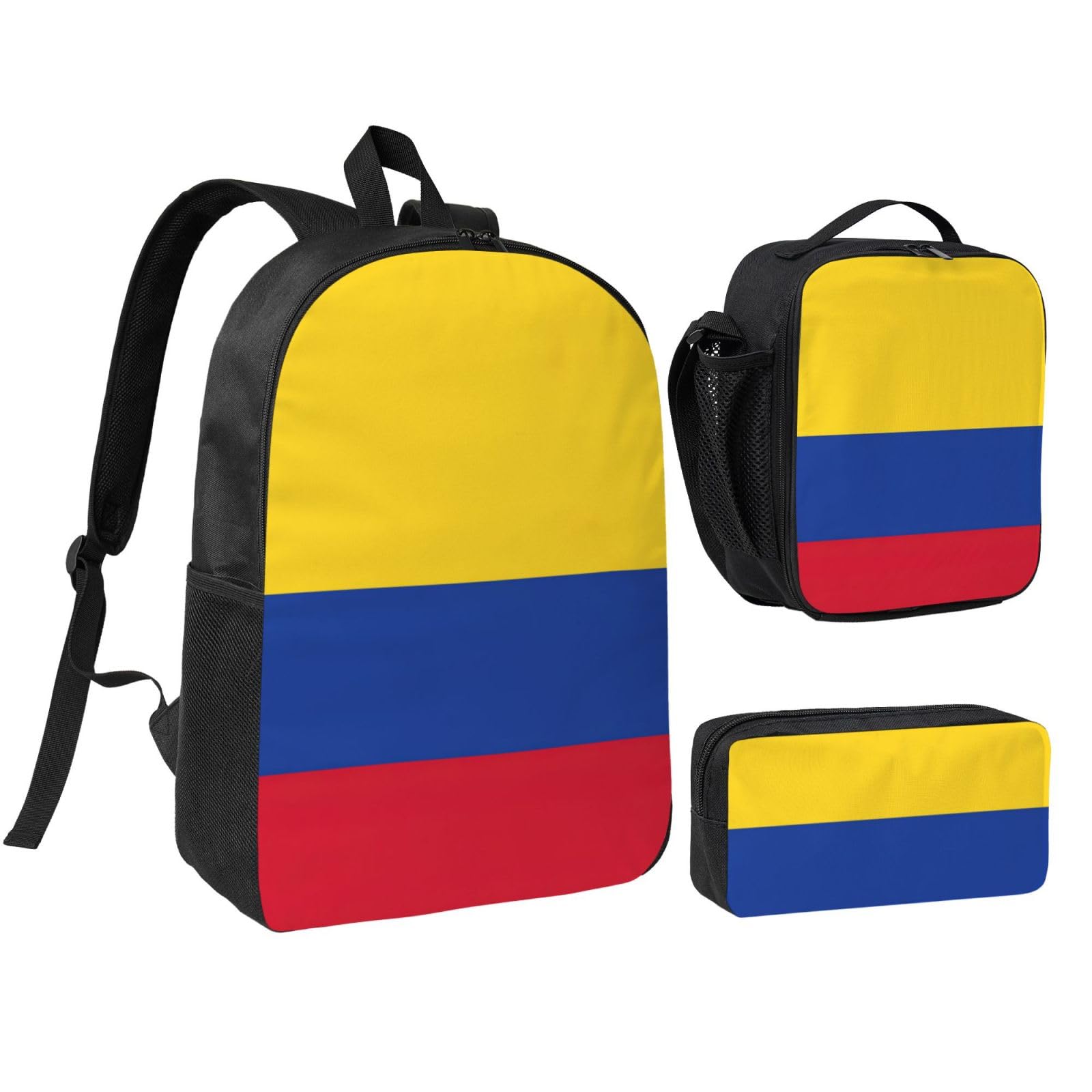 Sac à dos Colombie avec kit repas isotherme et étui crayons - 8