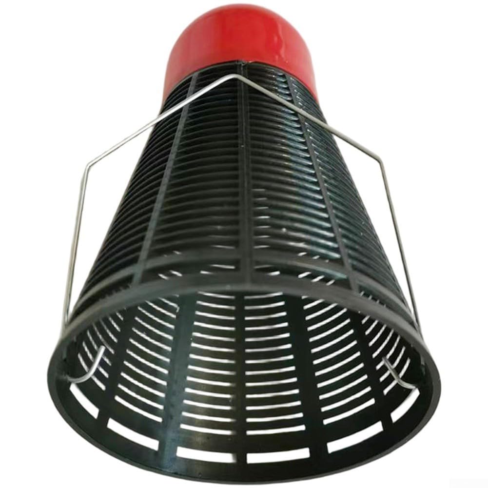 Jaula Cebo Pesca Badminton 50 para uds Flotador Jaula Cebo Pesca(black Large)