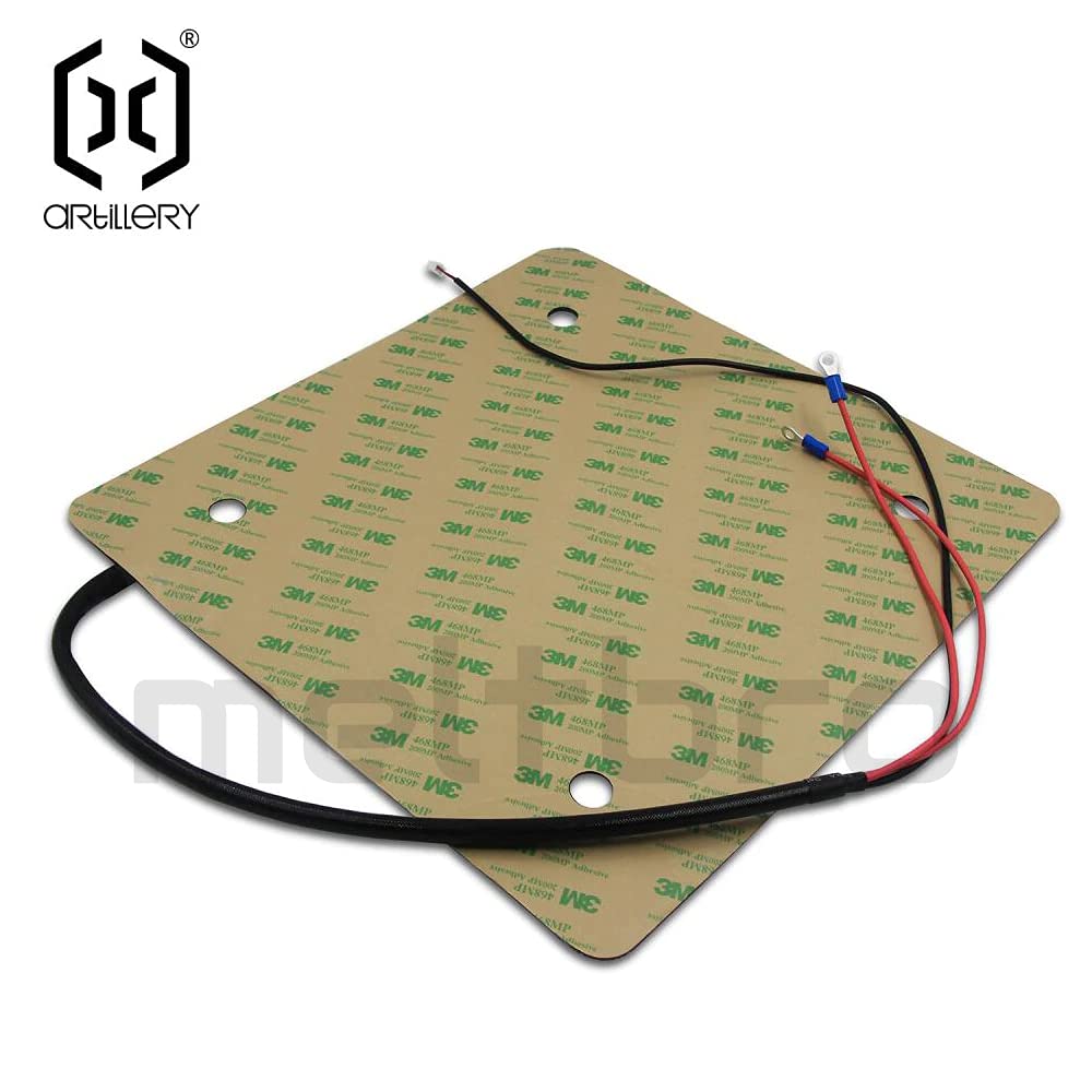 Artillery Sidewinder X1 Genius Heizbett Heizmatte Heizung mit/ohne Isolierung 220V (für Genius mit Isolierung)
