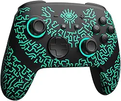 Controle Sem Fio Rgb Com Nfc Para Nintendo Switch, Pc, Android E Ios