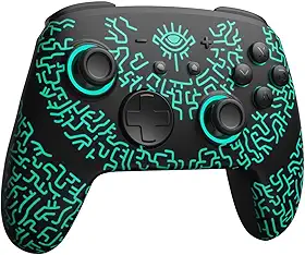 Controle Sem Fio Rgb Com Nfc Para Nintendo Switch, Pc, Android E Ios