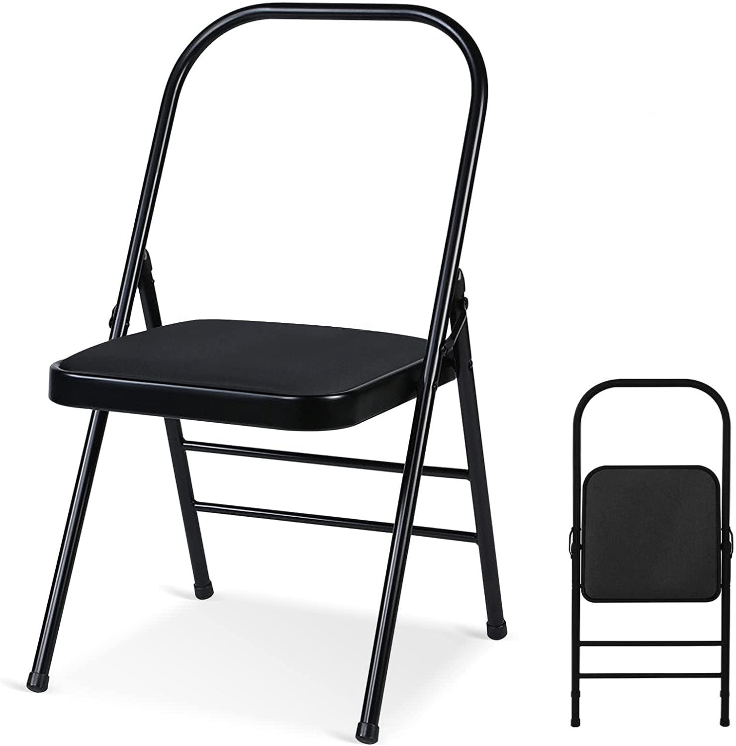 IRIS Foldable Yoga Chair for Relieve Back Pain, Balance Training, Abs & Core, Balance Handstand