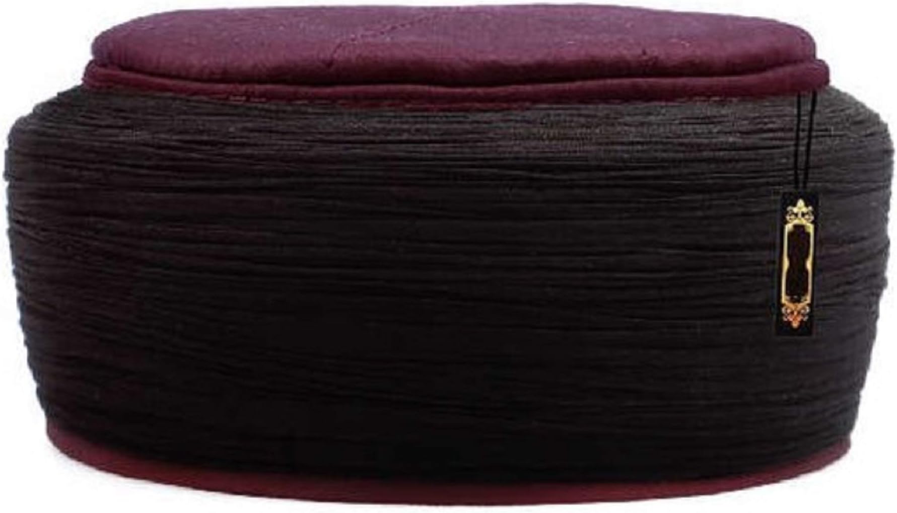 NDA Imama Headwear for Men's Headwear Pagri Scarf for Muslim Men's Long Scarfs for prayer Imam Safa | Caps/Hat not included (Black, 3-Meters)