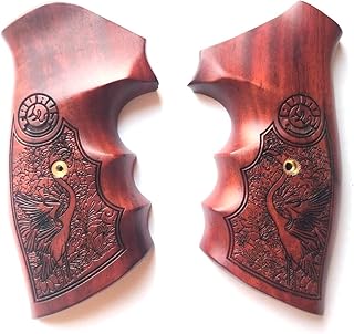 BMPL Hardwood Luxury Laser Grips Compatible with Taurus Medium/Large Frame.357 M44, 65, 66, 80, 82, 83, 96, 431, 441, 607, 608, 669 Revolver Handmade - Generic