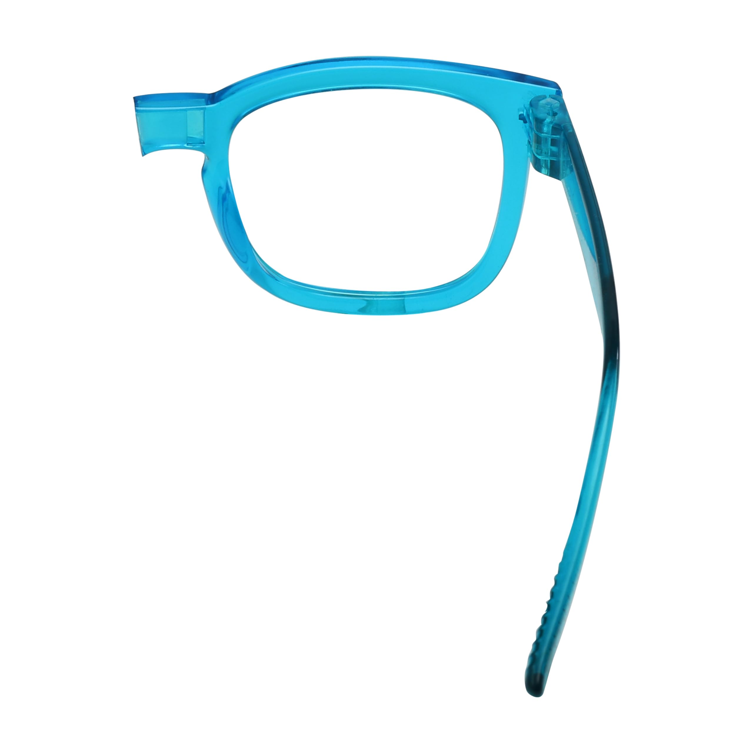 Photo 1 of (Must Buy Both Eye) Metalless Reading Glasses Different Strength Each Eye Blue-Right Eye+1.00