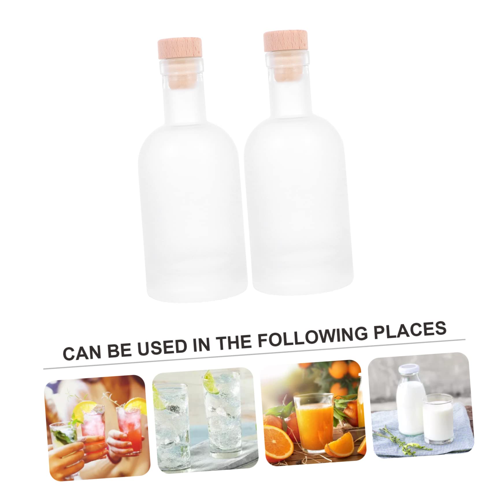 Amazon.co.jp: 2個 ワインの空き瓶 monotone mon-o-tone party bottle