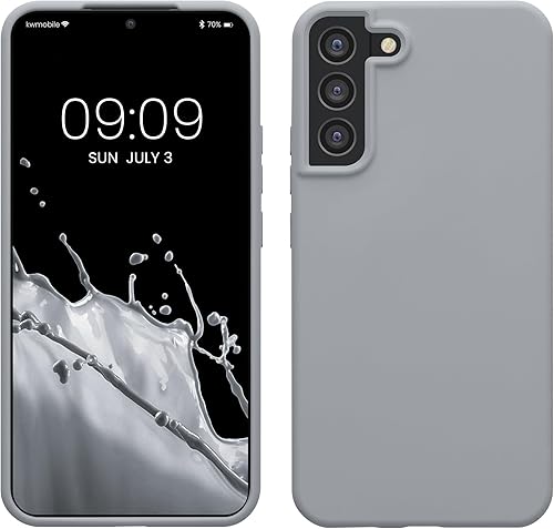 Miniatura 257 de kwmobile Funda Compatible con Samsung Galaxy S22 - Funda de teléfono de silicona TPU con acabado suave - Rojo Ruibarbo Piedra antigua,Azul