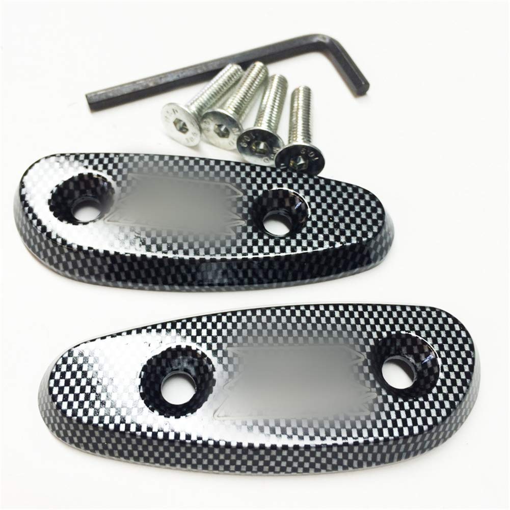 Piastre Copri-Specchio In Alluminio Per Suzuki GSX-R 600 750 1000 (2001-2004) - Billet CNC - 3