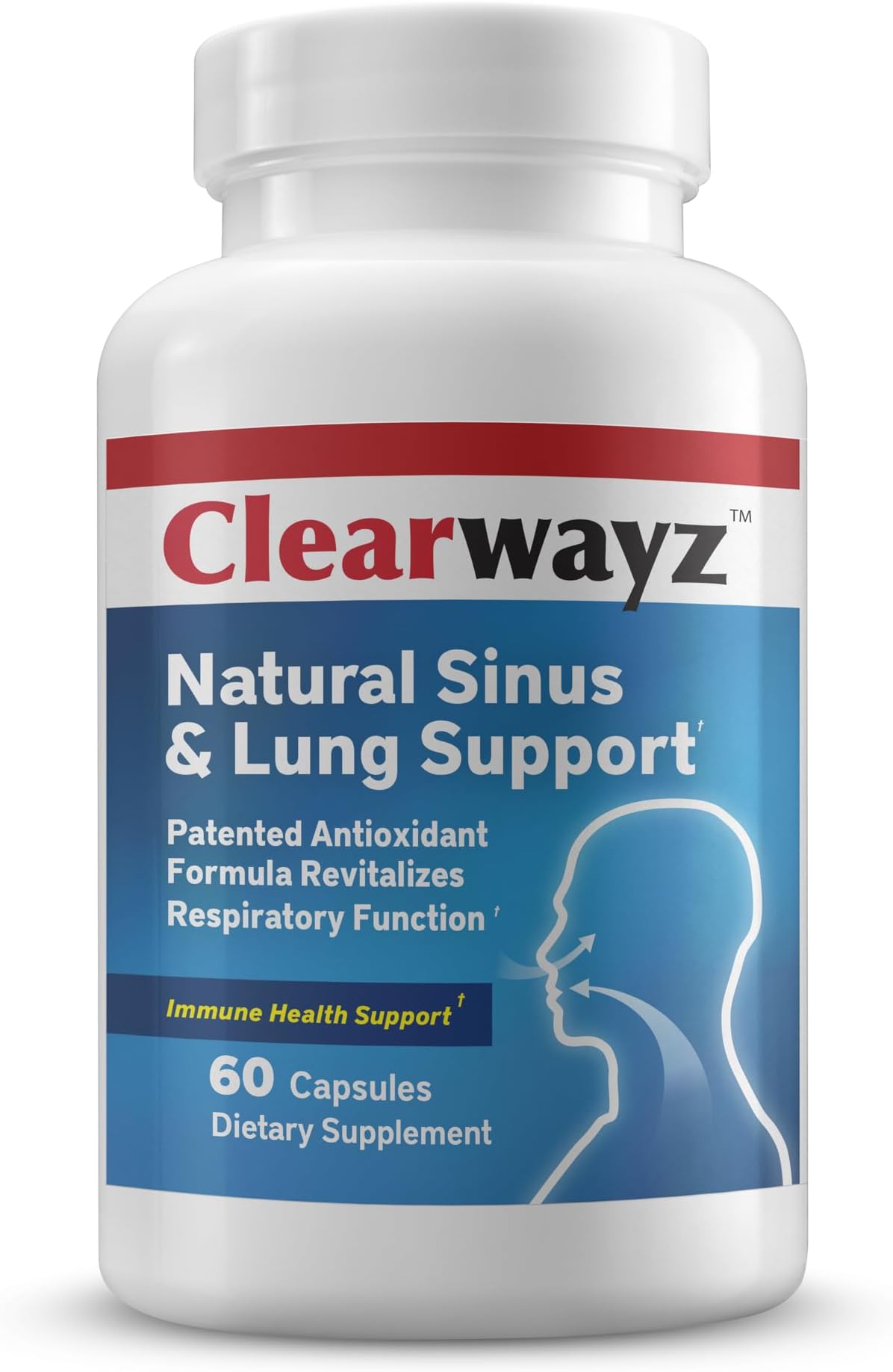 Physician Therapeutics CLEARWAYZ Allergies, Seasonal Allergy and Asthma Support, Sinus, Lung and Immune Health, Nasal Health, Improve Airways, Bronchial Wellness
