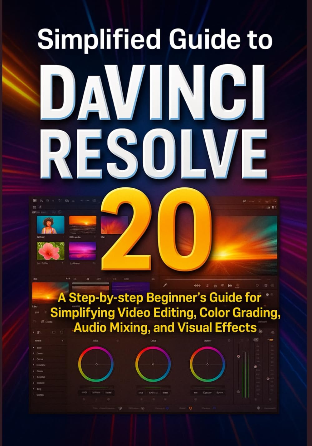 Simplified Guide to DaVinci Resolve 20: A Step-by-step Beginner’s Guide for Simplifying Video Editing, Color Grading, Audio Mixing, and Visual Effects