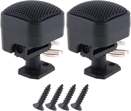 Car Tweeters, 2pcs 500W TP-004A High Efficiency Mini Tweeter Speakers for Car Audio System