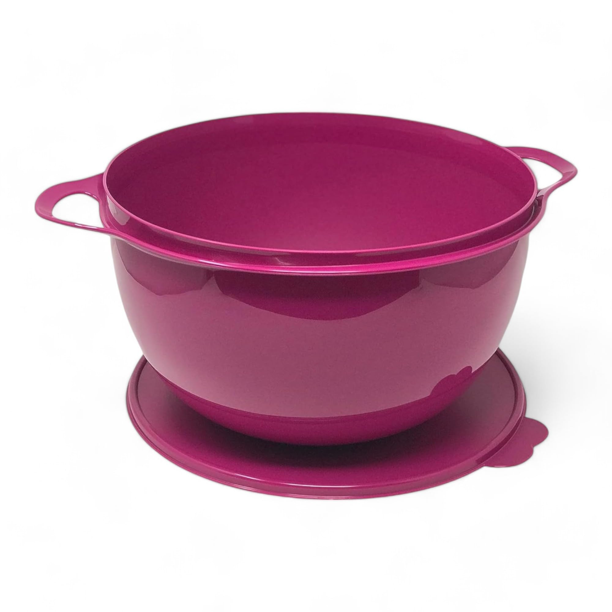 Tupperware Thatsa Mega Bowl – Riesen-Rührschüssel Mit Deckel, 10 Liter, Rosa, Spülmaschinenfest