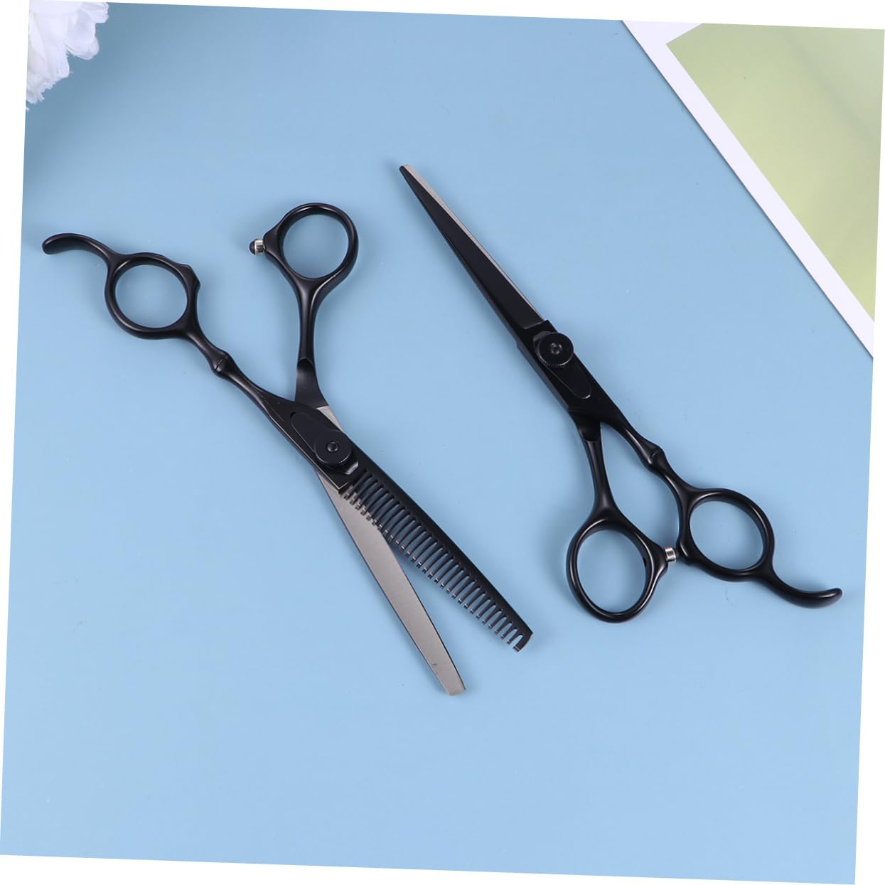 PACKOVE 2pezzi Forbici Per Professionali Set Da Forbici Resistenti Antiruggine in Acciaio Di Da Taglio Per Parrucchiere Pettine Denti Diversi Compatto