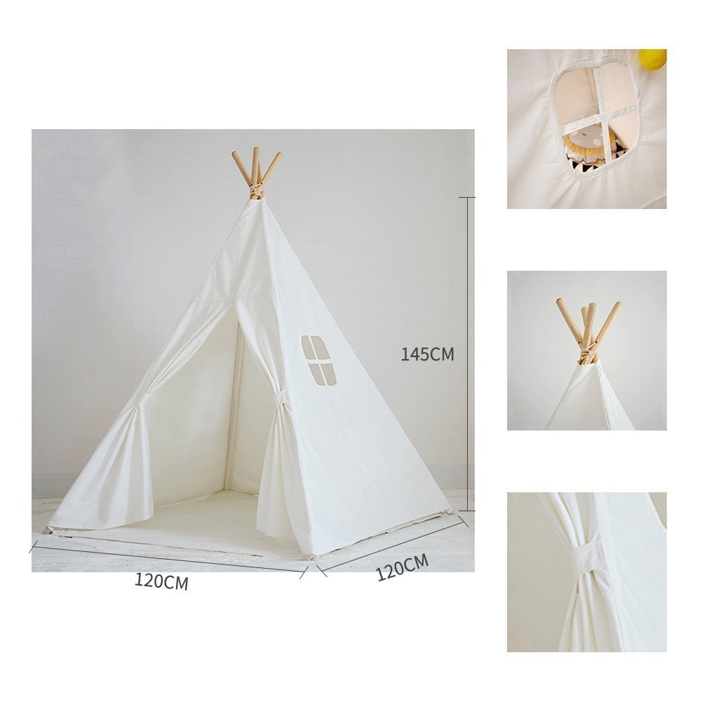 Amazon.co.jp: インディアン キッズテント 室内用 窓付き おもちゃ