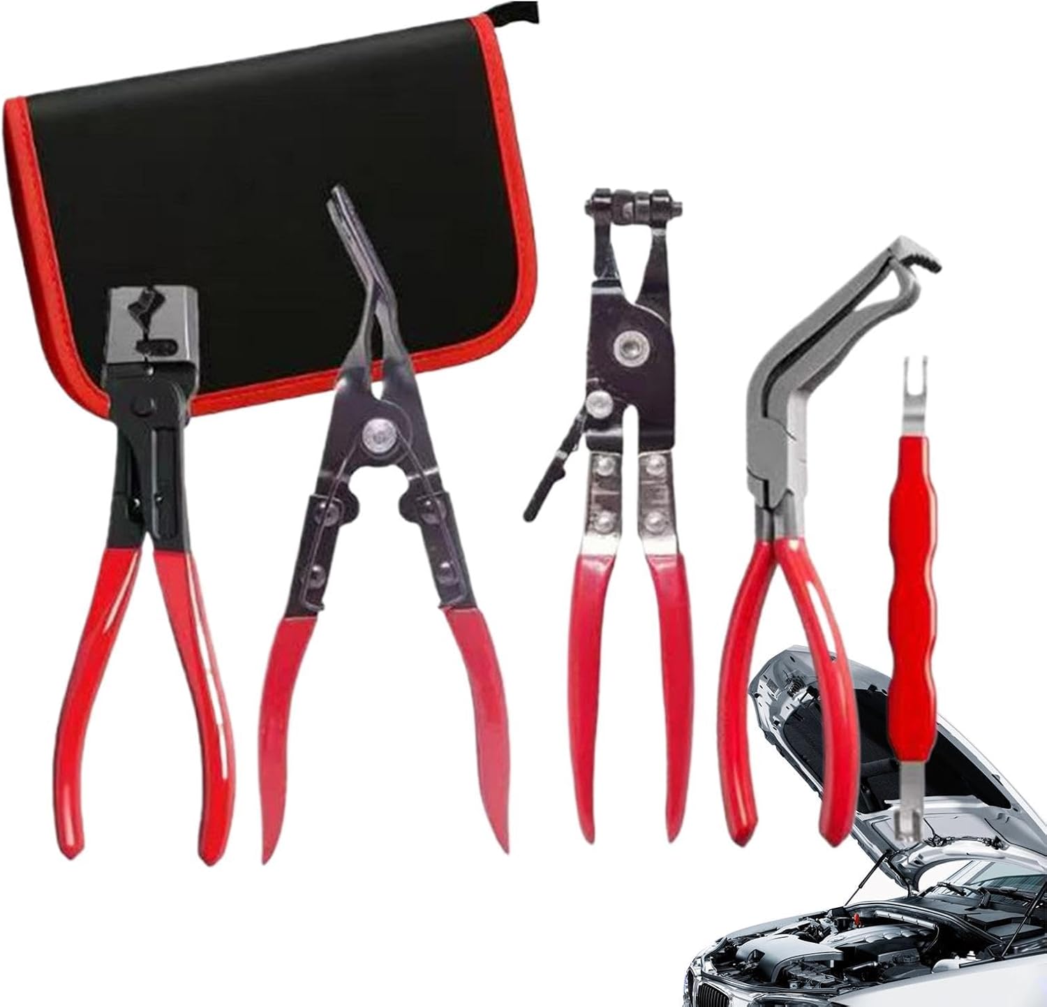 Automotive Electrical Disconnect Pliers - Auto Repair Tool - Vehicle Hose Clamp,for Mechanics Technicians Electricians Professionals Modifiers Garage Trucks SUVs RVs Sedans