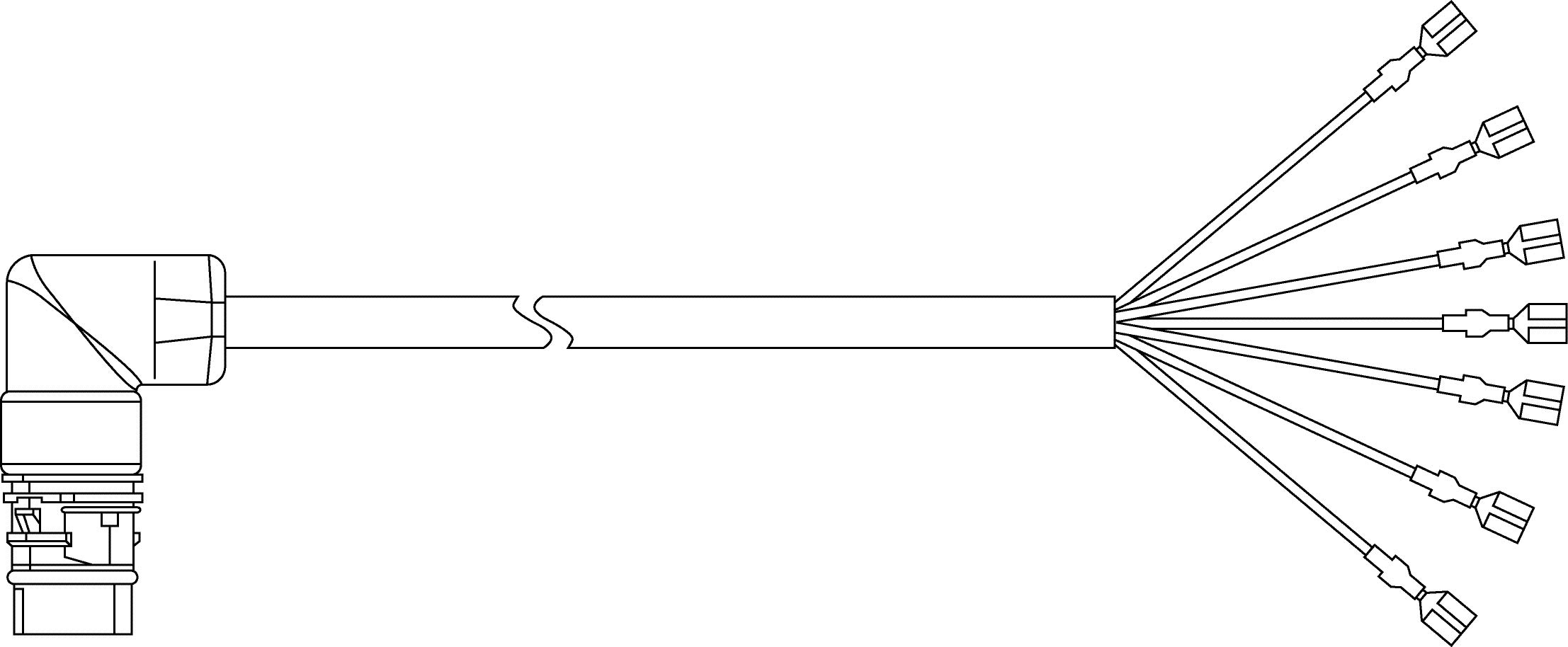 HELLA 8KA 340 826-211 Wiązka przewodów, światła tylne EasyConn - 7-biegunowy - ADR/GGVS - od: 1.0mm² - do: 1.5mm² - Wtyczki: EasyConn 1 x 7