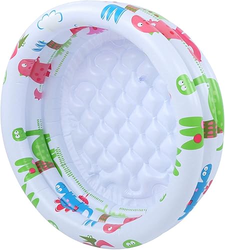 Miniatura 2 de Sazao Piscina anular para niños, piscina inflable para bebés, redonda, PVC, 23.6 in, ocupación de 2-3, bebé, niño pequeño, niño pequeño
