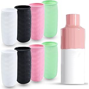 14 Manicotti In Silicone Per Bottiglie Da Viaggio - Antiperdite E Riutilizzabili - Foto 9