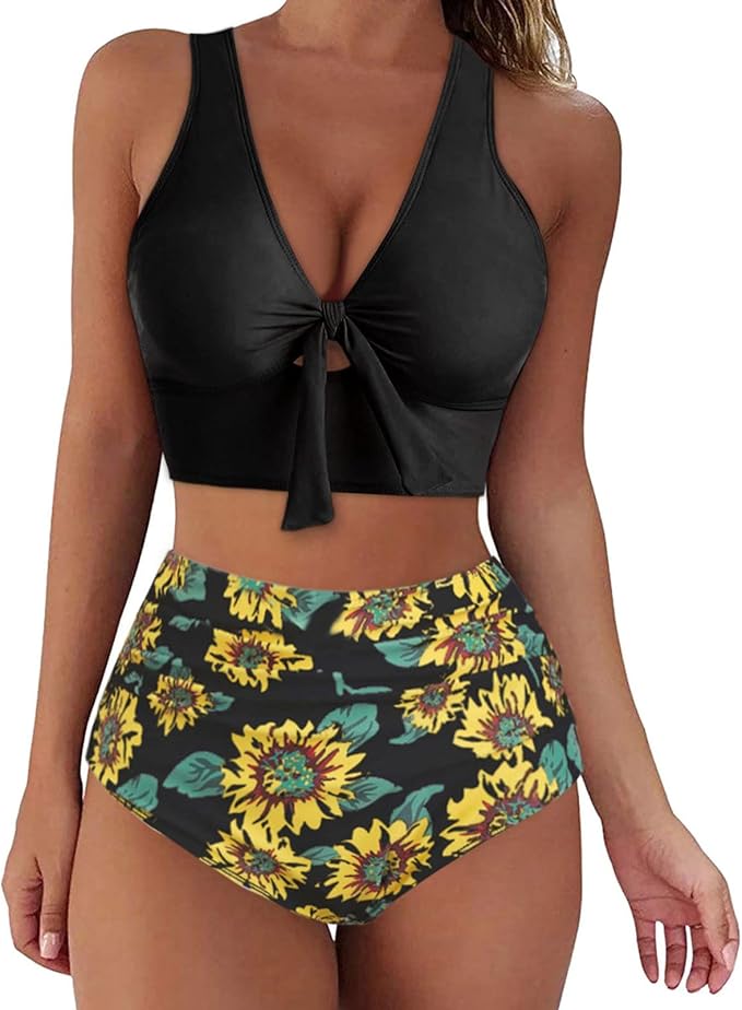 Amazon レディース 水着 大きいサイズ タンキニ ショートパンツ レギンス フィットネス 水着 女性用 競泳 水泳 セパレート タンクトップ ショートパンツ 海 プール リゾート オトナ女子 ママ水着 ビキニ セパレーツ 通販