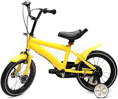 Bicicleta para niños, Bicicleta de 14 pulgadas, Bicicleta para niños con ruedas de entrenamiento, Bicicleta para niños de 3 a 6 años de edad,