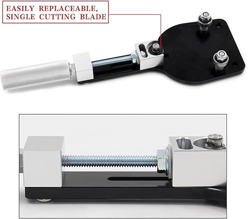 Miniatura 3 de MSCRP 77750 Herramienta de reemplazo de cortador de filtro de aceite para rango de corte de filtro 2 3/8"-5"