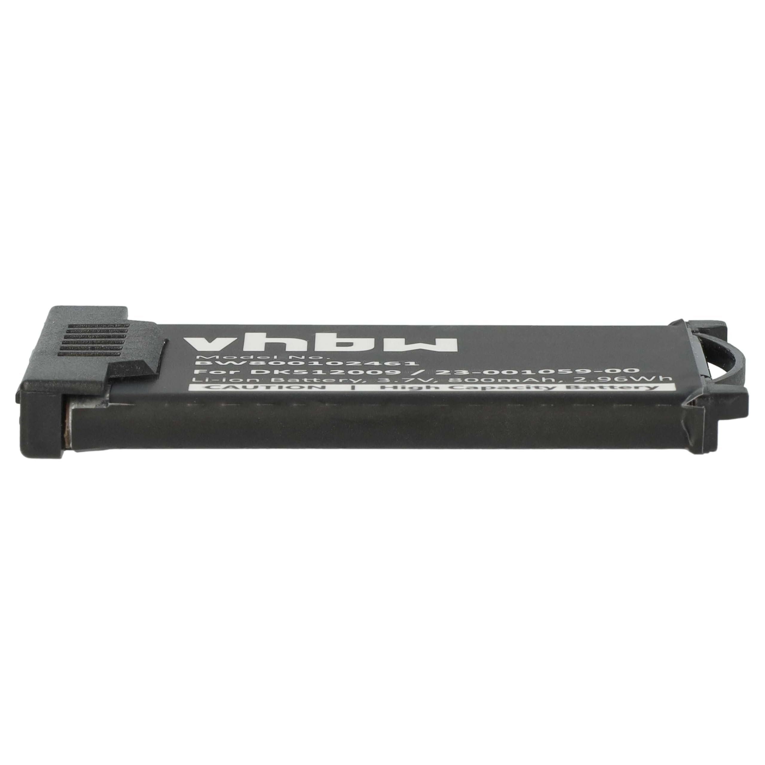 vhbw 5X Batterie Compatible avec Mitel 612d, 622d, 632d, 620d, 622dt, 610d, 612dt, 630d, 600d téléphone Fixe sans Fil (800mAh, 3,7V, Li-ION)