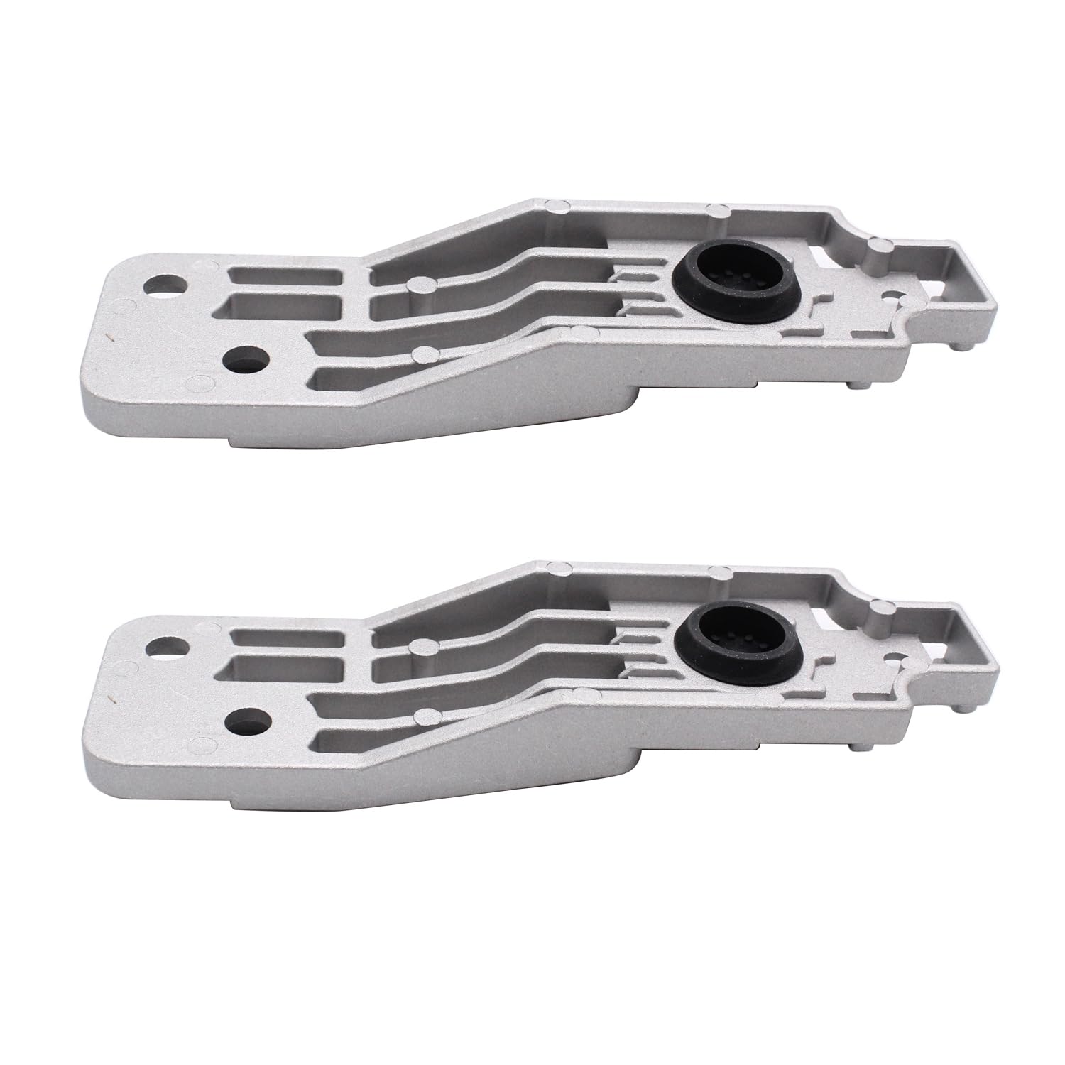 2 pcs/set SHLPDFM Siilver Lower Radiator Brackets with Rubber Washer 23120322, 01310029 Compatible with Vauxhall Insignia Mk1 2008-2017 Opel Insignia A 2008-2018