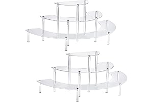 2PACKS Acrylic Display Risers
