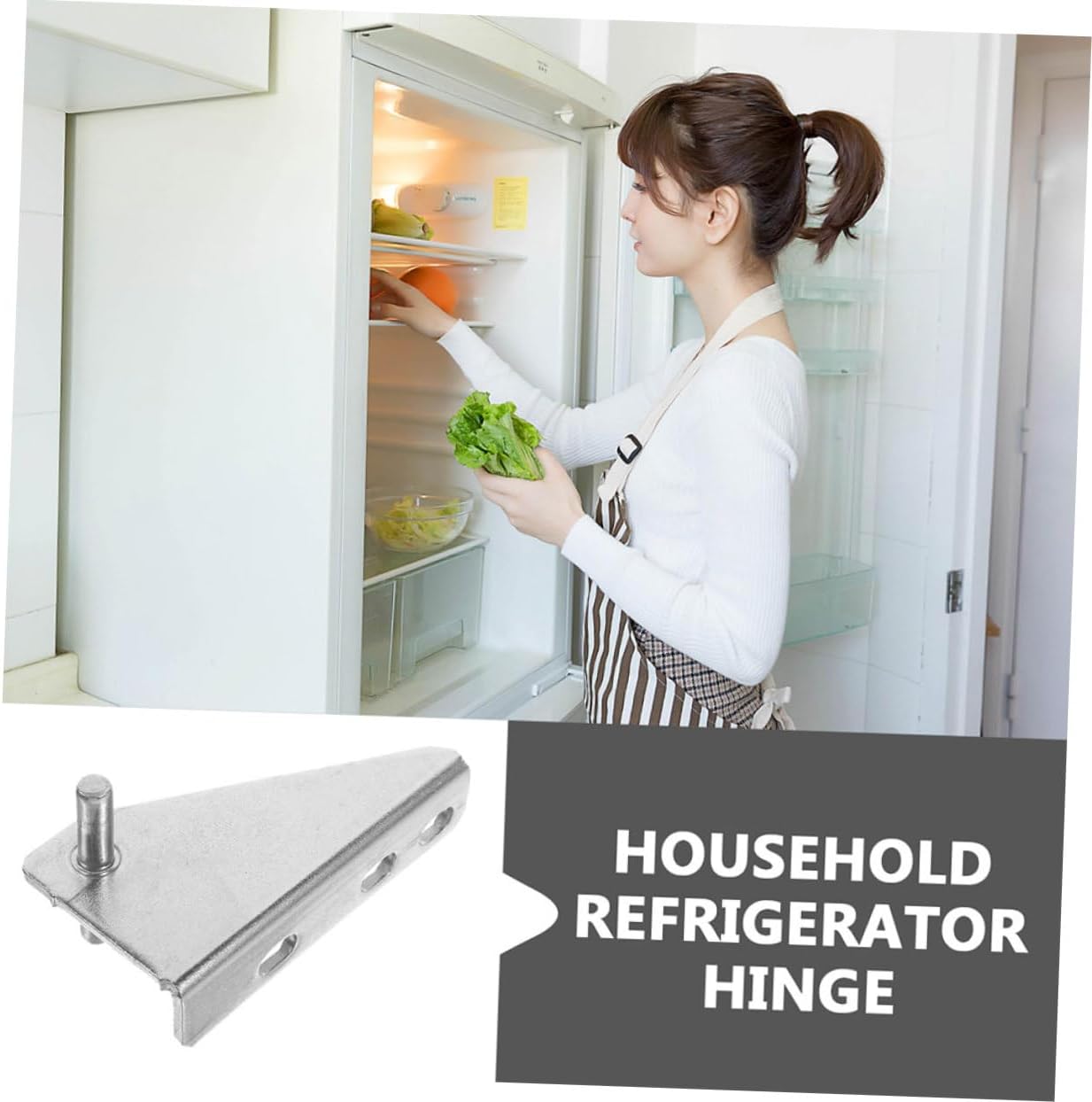 Professional Freezer Door Hinge, Stainless Steel, 4pcs 35mm