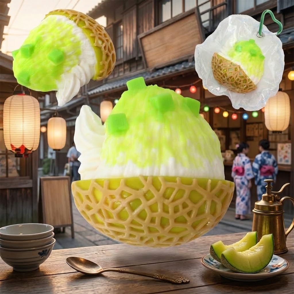 Amazon | 極とろスクイーズ かき氷スクイーズ 約9cm 食品グレード