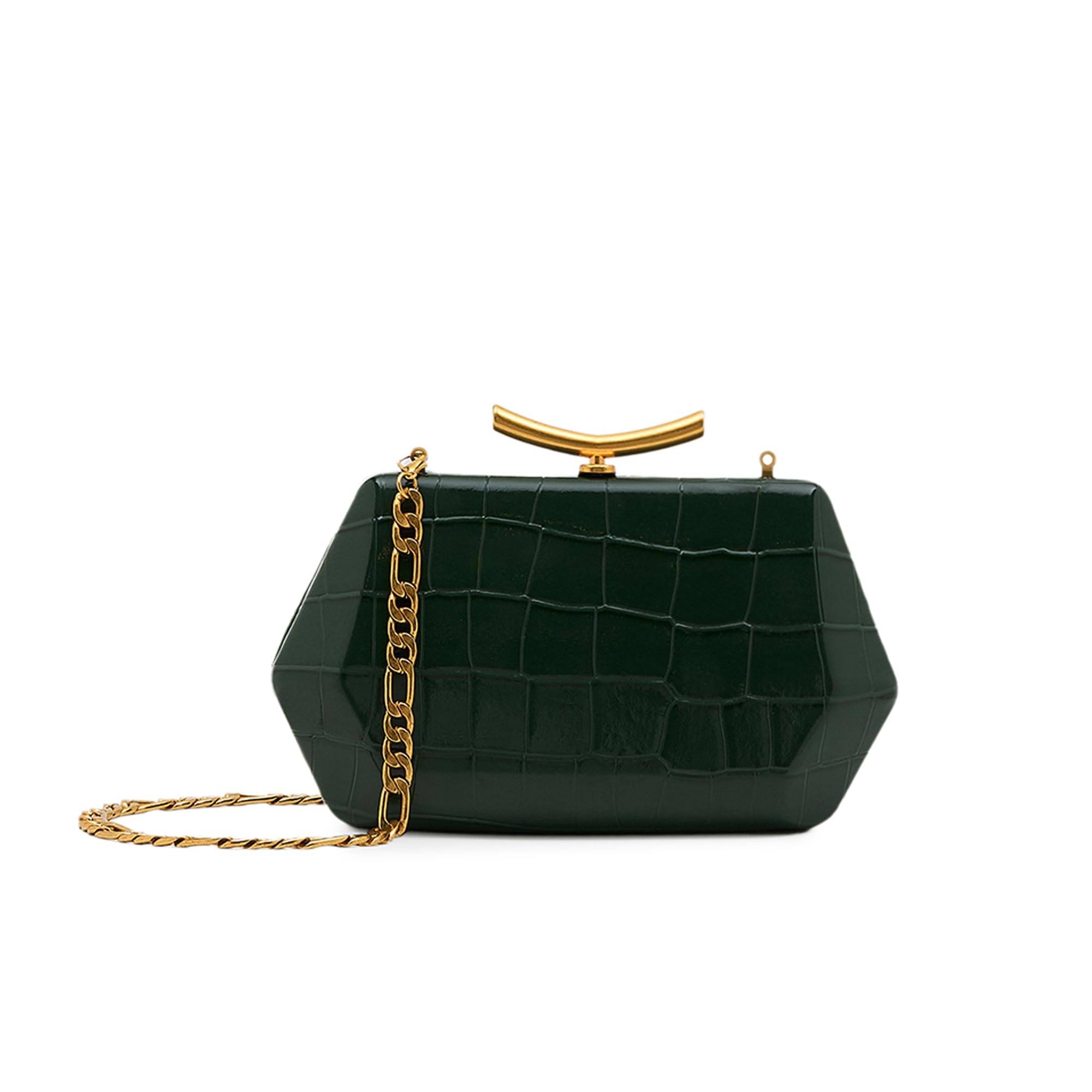 miraggio Crystal Clutch With Detachable Crossbody Chain | Women Clutch | Gift Items For Women-picture-25