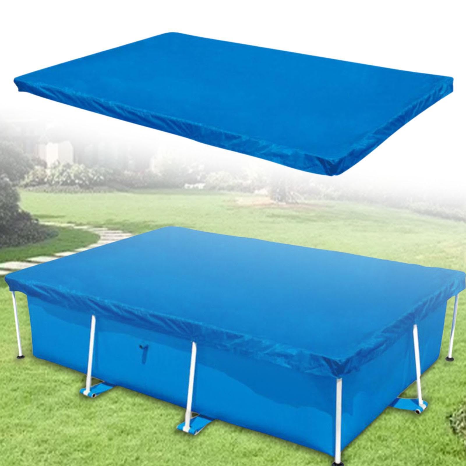 Accessori per teli di copertura per piscina – Telo,Blu,450x220cm | piscina antipioggia per famiglie che può essere piegato quando non è necessario