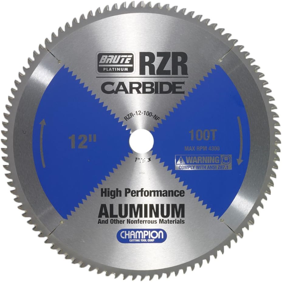 Champion Cutting Tool Corp Circular Saw Blade 5-3/8", 50T (RZR-538-50-ST)- Cut Stainless