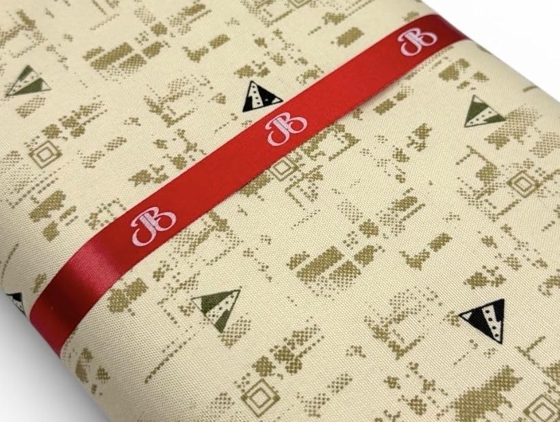 Image of JHABAK'S Unstitched Print Shirt Fabric for Men - Polycotton Material - 2.25Meter Shirt Piece Cloth