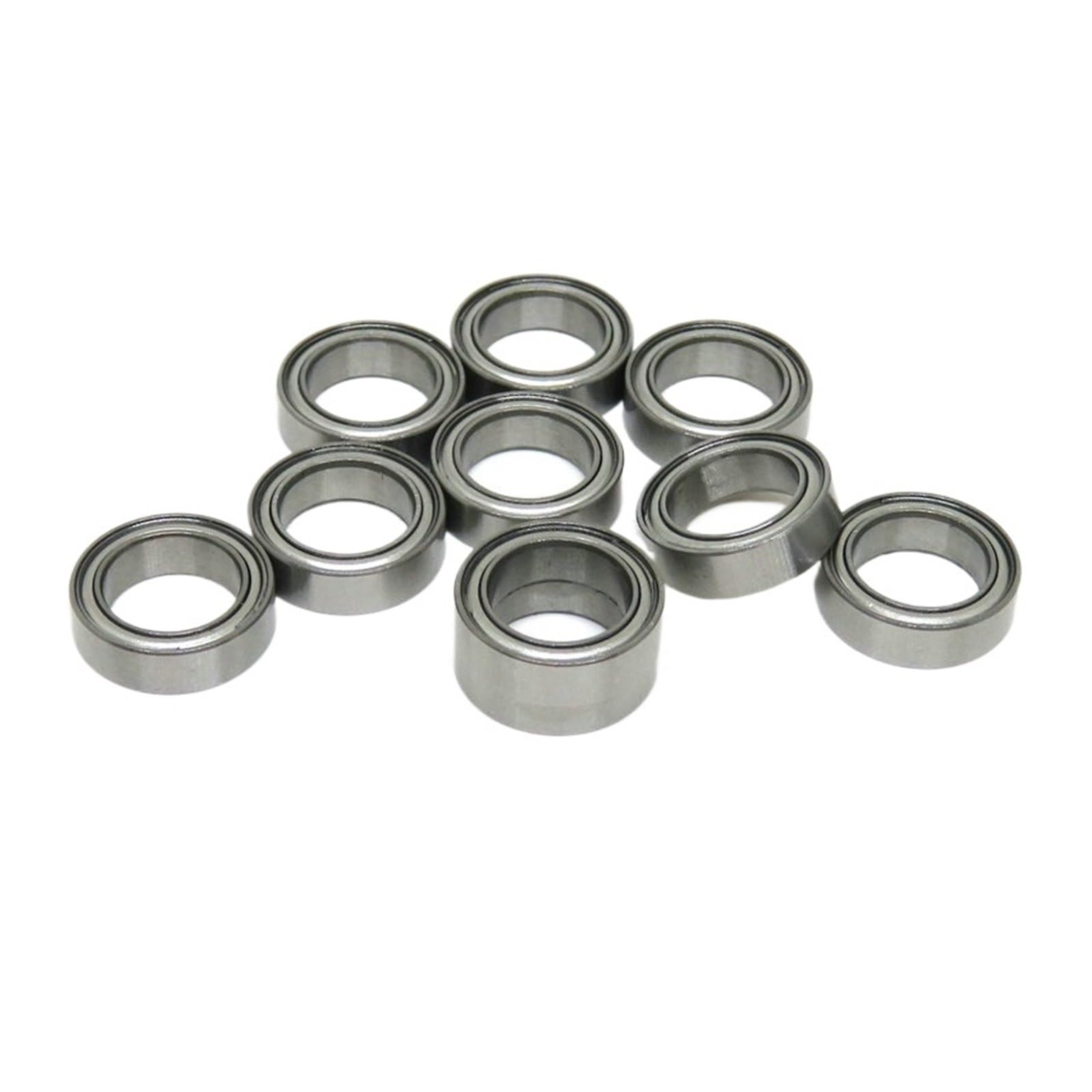 10 Stück SMR128 ZZ 8x12x3,5mm 440C Edelstahl-Kugellager SMR128Z MR128 MR128Z 8 * 12 * 3,5 Miniatur-Fernbedienungsauto-Lager