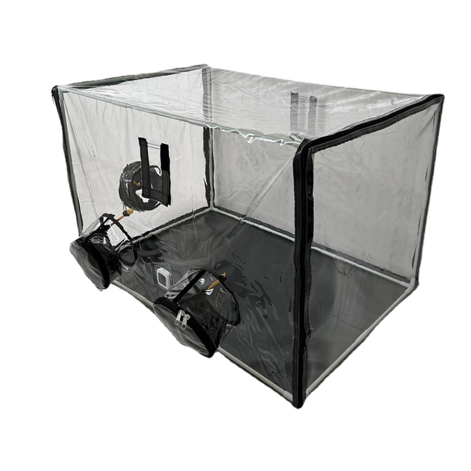 F Fityle Mini Serra per Funghi, Impermeabile, Riutilizzabile, Pieghevole, 3 sfiati, fioriere in Vaso per Serre, tetti,