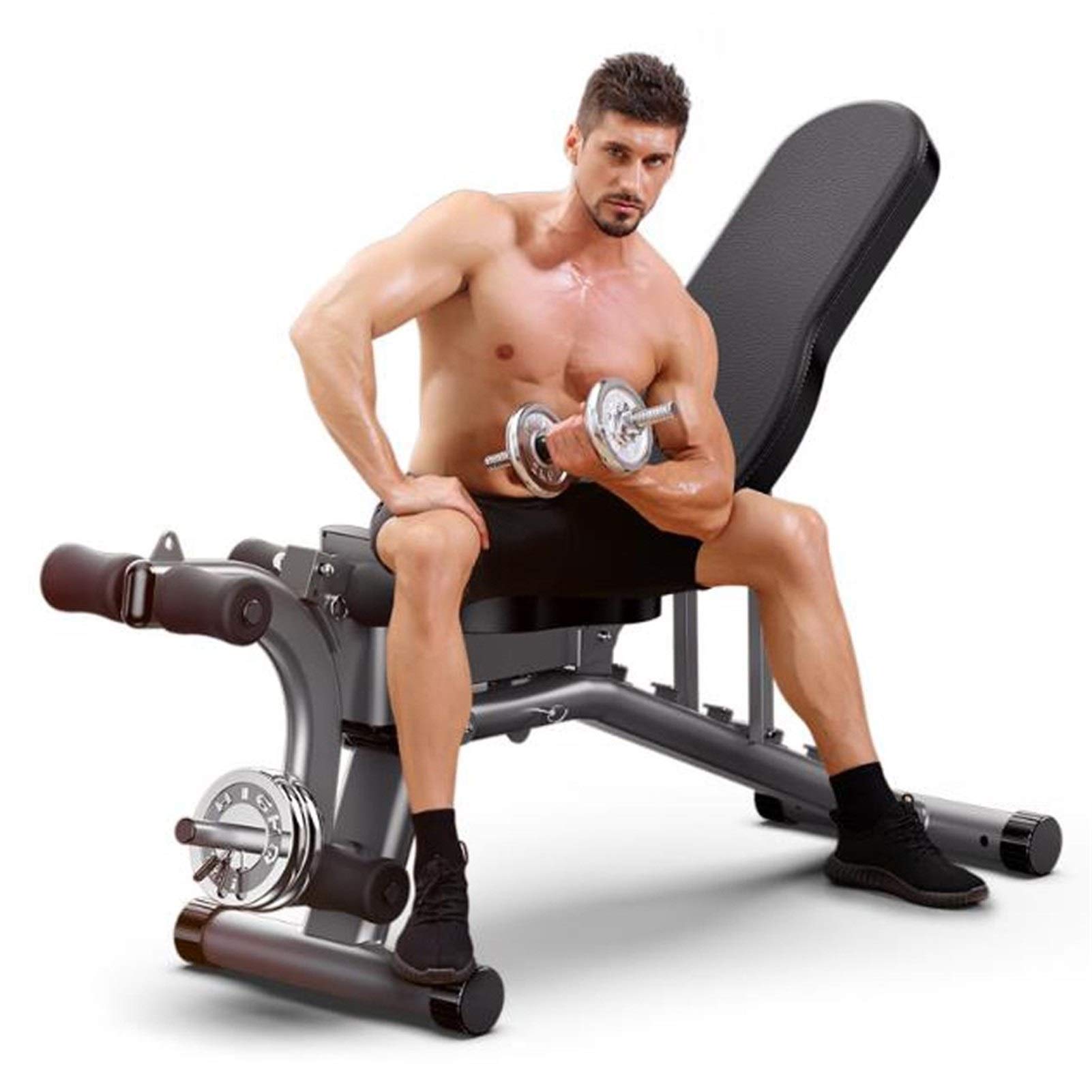 Regulowana ławka do ćwiczeń Ławka do ćwiczeń Fitness Ławka regulowana Ławka do ćwiczeń w domu Trening w domu Siłownia Podnoszenie ciężarów Ławka do ćwiczeń brzucha Płaskie nachylenie Spadek Wielofunkc