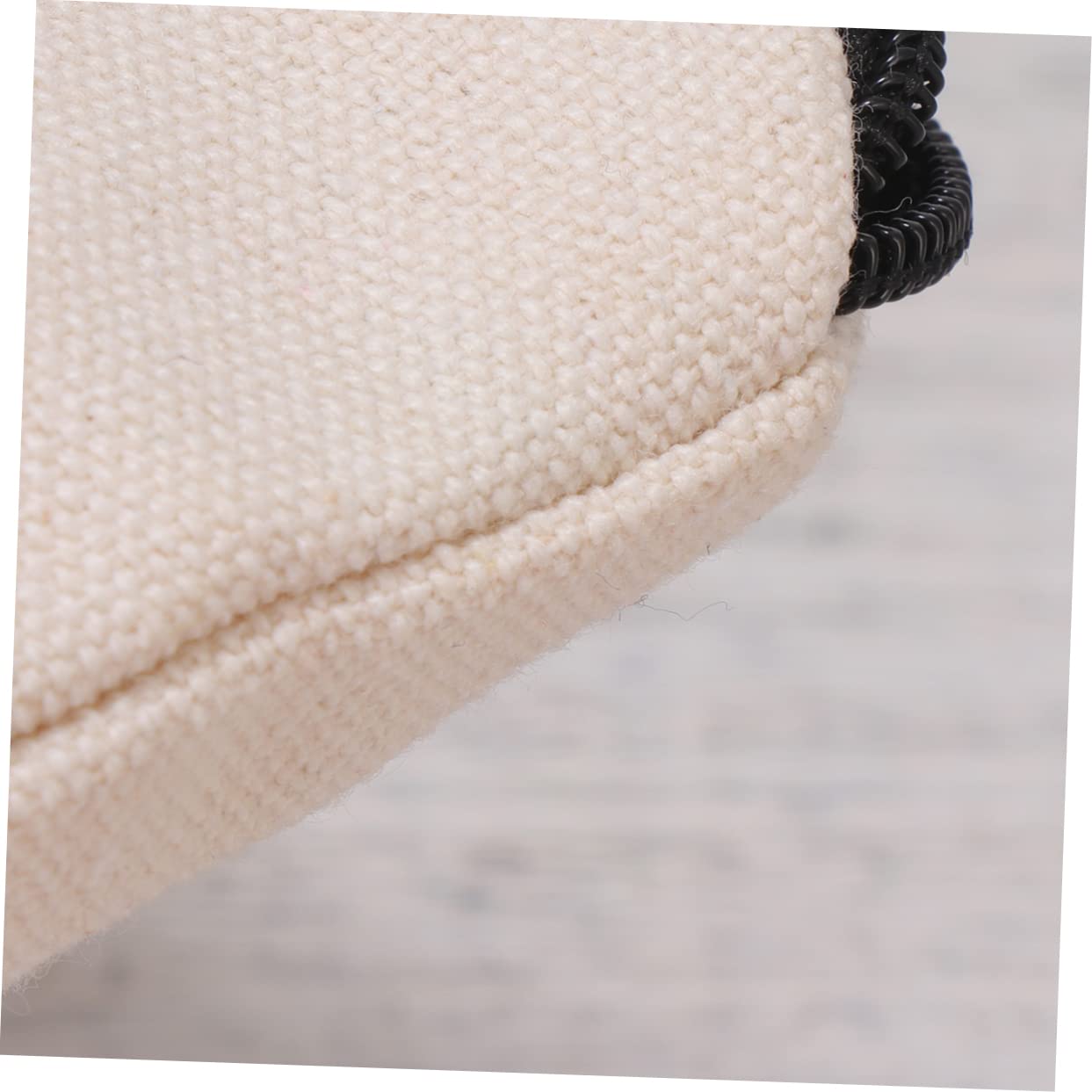STOBOK 20pezzi Astuccio Tela Beige Con Cerniera Borsa Multifunzionale Per Cancelleria e Accessori Da Ufficio Comoda e Leggera Per Scuola e Viaggi