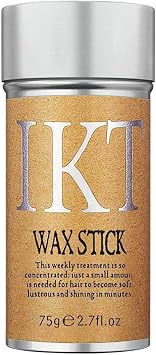 Wax Stick Hair Styling, Weekly Treatment, Shea Nut Extract, Beeswax, Grape Seed Oil, 75g