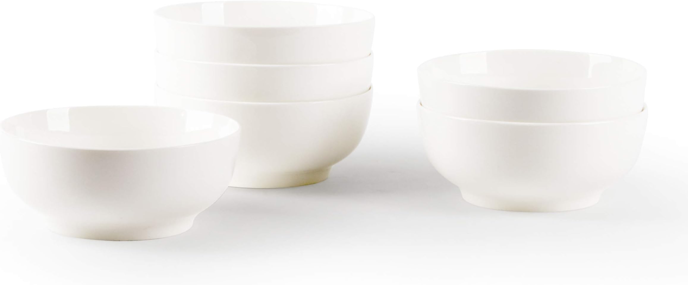 Bone China Coupe Shape, Elegance White Bowl 5.5", Case of 6
