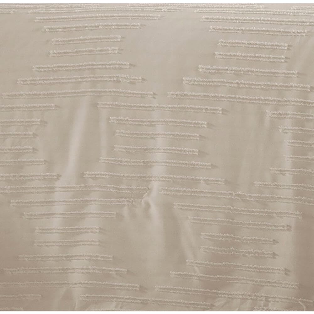ANTILO TEXTIL Edredón Colcha boutí Charlise Fundeco (Beige, 150 cm)